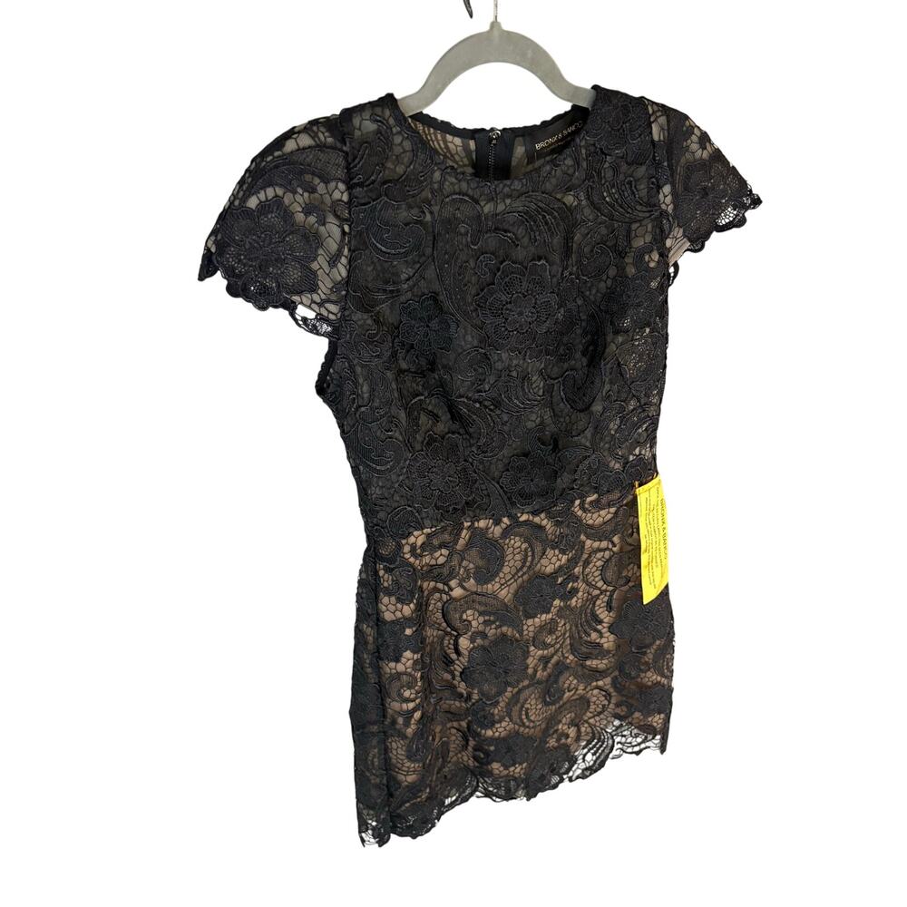 Bronx and Banco Emiko Mini Dress Floral Lace Cocktail Party Evening Formal 8 - Picture 5 of 14